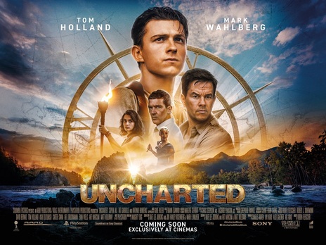 Uncharted movie poster Uncharted movie poster