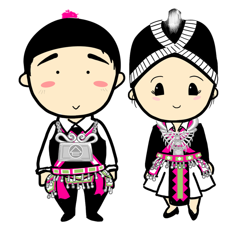 male and female HMong