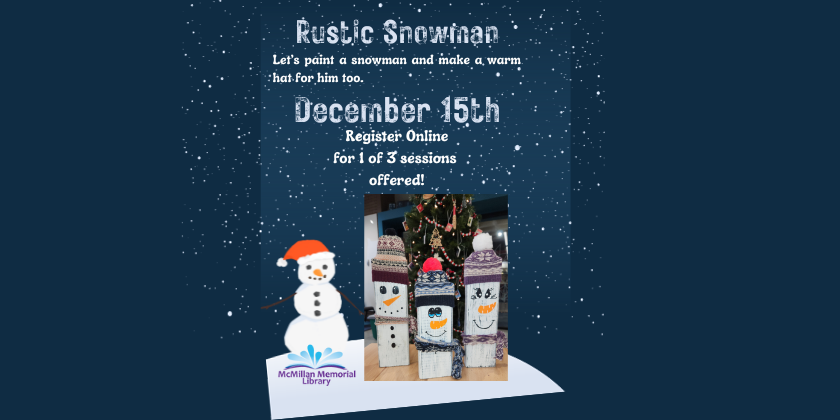 Make a Rustic Snowman