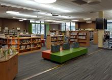 Our Youth Services Room has fiction, nonfiction, and AV materials for preschool- and elementary-aged children.