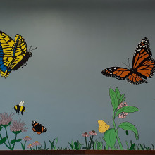 Youth Created Mural of Endangered Insects