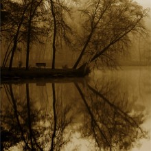 Denise Larson "Wisconsin Rapids River Fog"