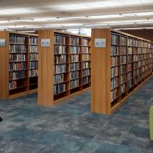 Regular and genre fiction, including classics, are just a few steps from our Information Desk.