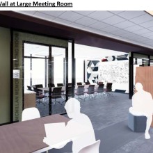 A public meeting room, which can be opened for general use when not booked.