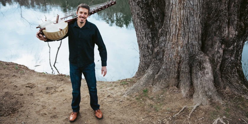 Kora player Sean Gaskell