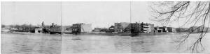 River wall - Wisconsin Rapids